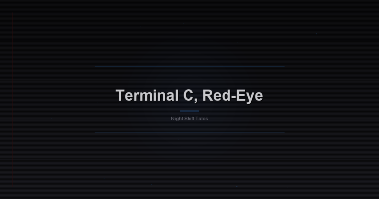 Feat Airport Terminal Red Eye