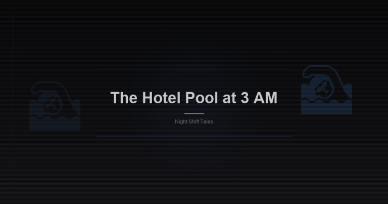 The Hotel Pool At 3 AM