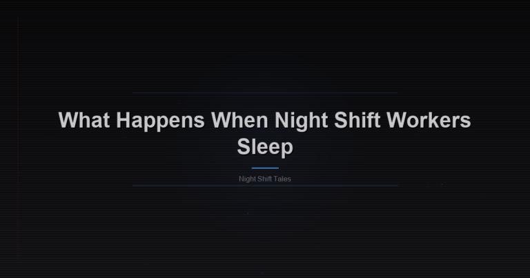 Feat Sleep Paralysis Night Shift