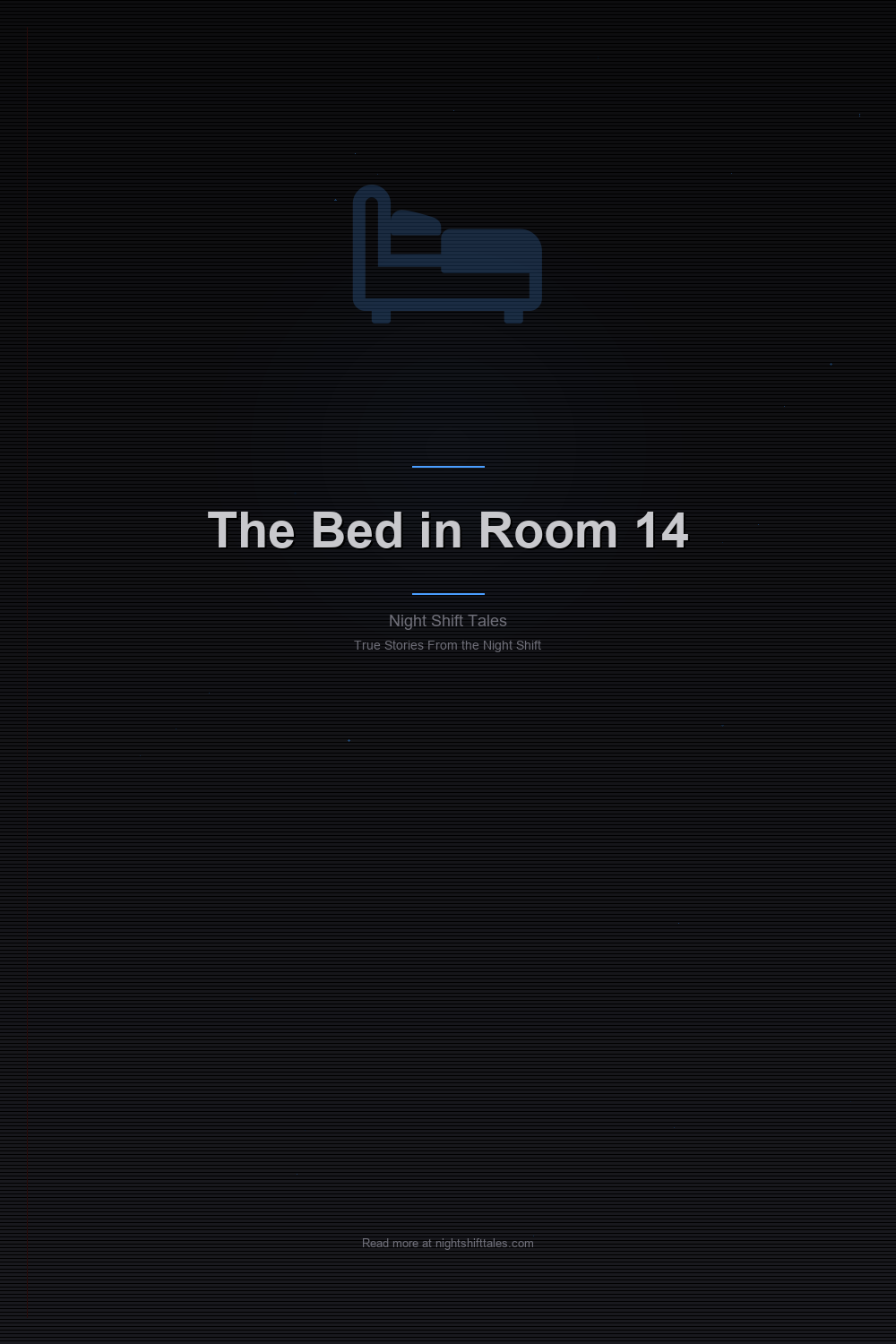 The Bed in Room 14 — Pinterest Pin