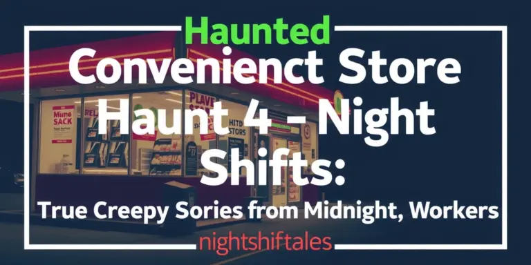 Haunted Convenience Store Night Shifts: True Creepy Stories from Midnight Workers - nightshifttales